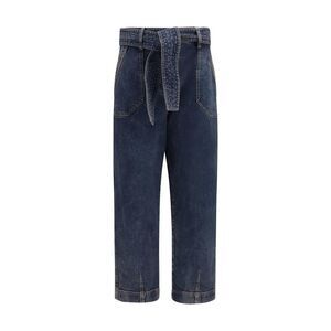 Giorgio Armani Women Giorgio Armani Women Wide-Leg Jeans With Belt
